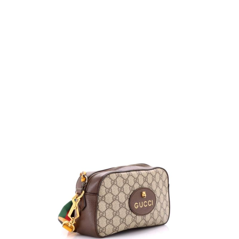 Neo Vintage Camera Messenger Bag GG Coated Canvas