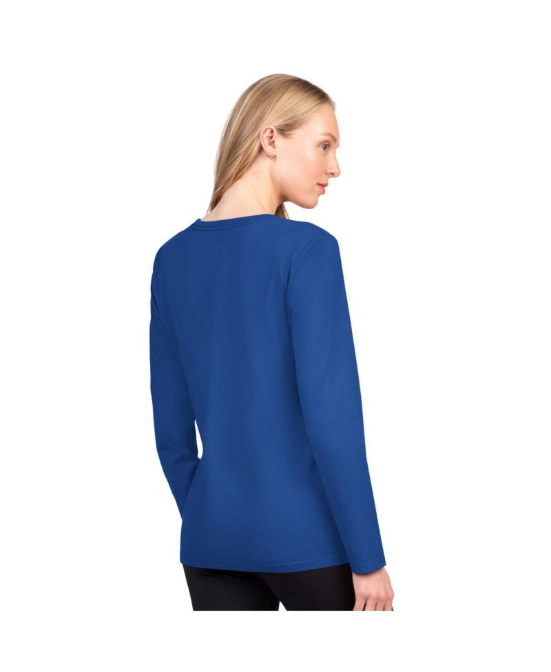Women's Royal New York Giants Best Play Long Sleeve T-Shirt