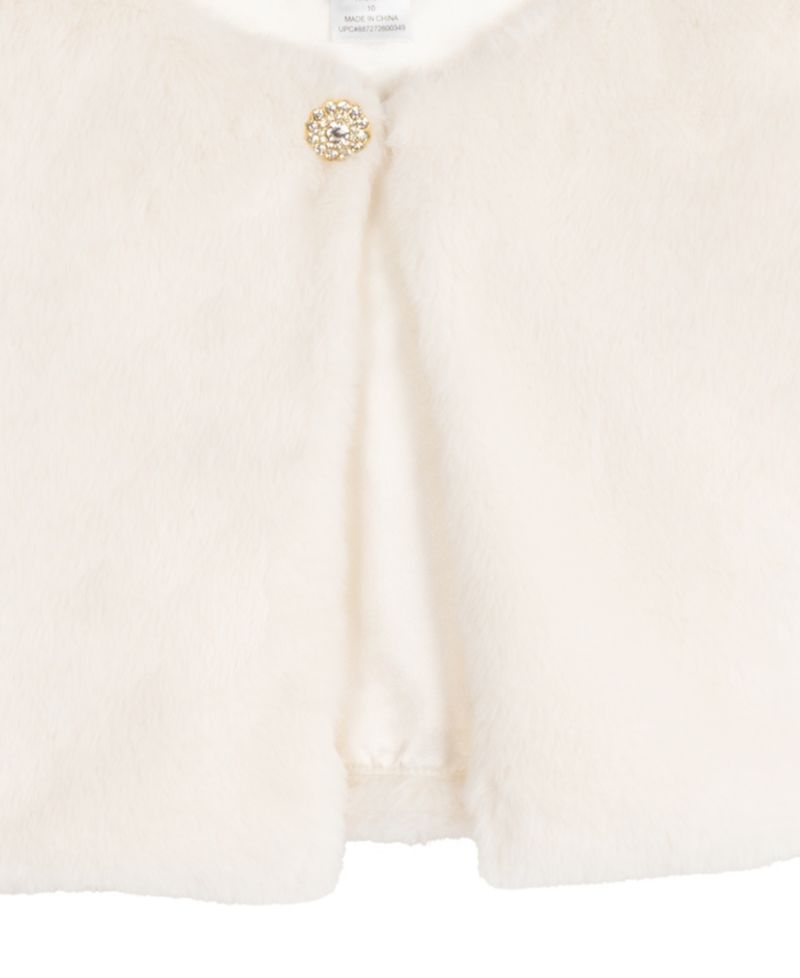 Girls' 7-16 Rhinestone Long-Sleeve Bolero