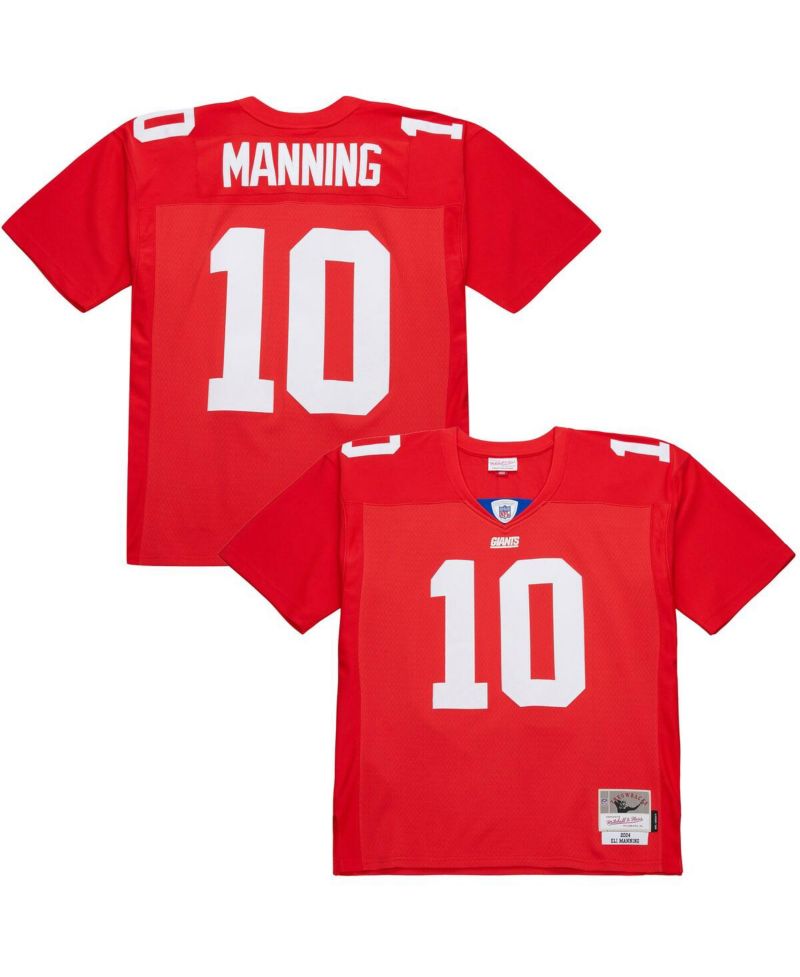 Men's Eli Manning Red New York Giants 2004 Legacy Replica Jersey