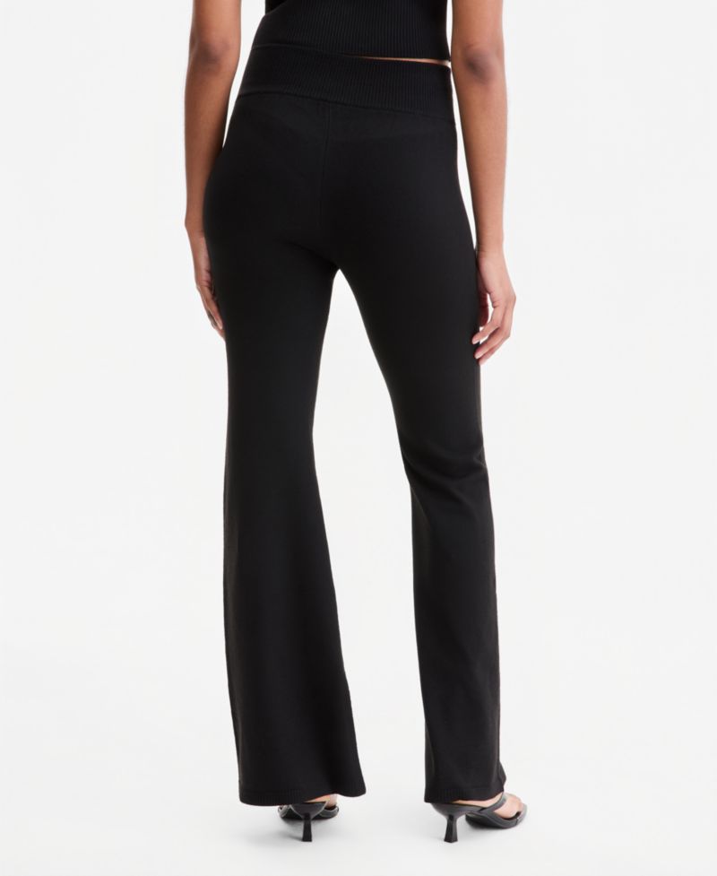 Women's Flare-Leg Sweater Pants