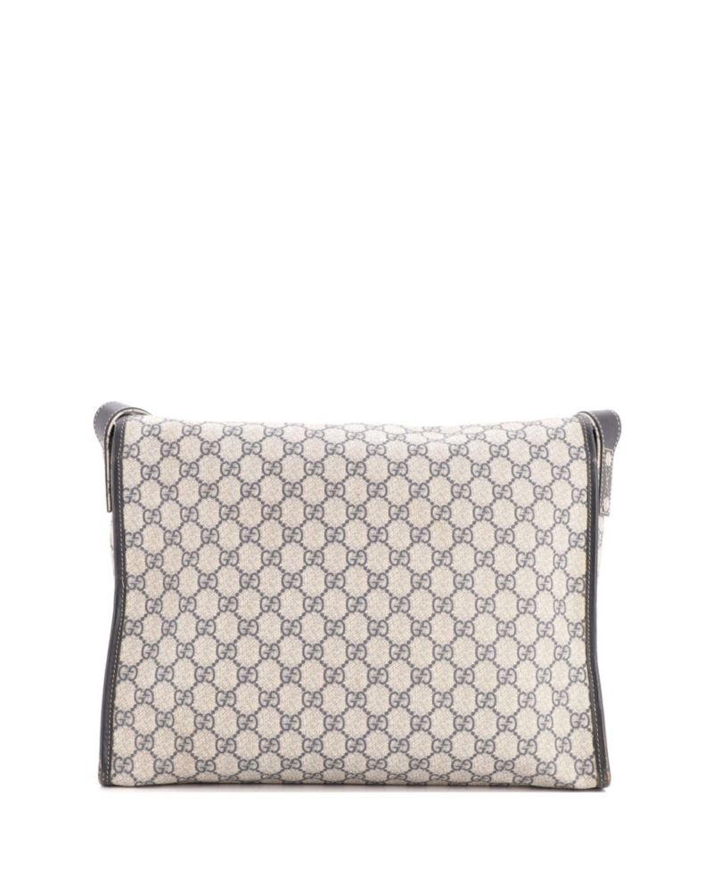 Large Web Loop Messenger GG Coated Canvas