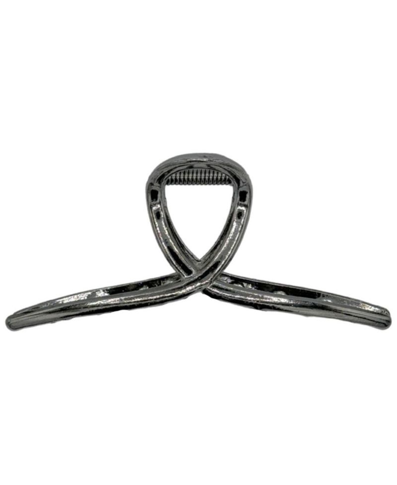 Women s Looped Claw Clip - Silver