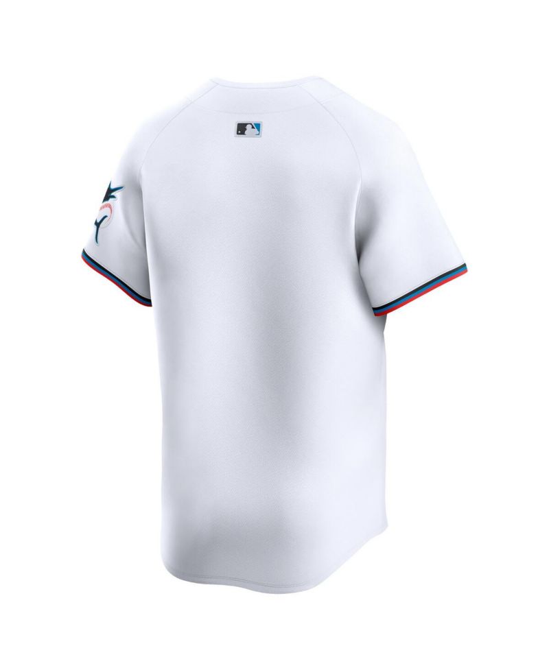 Men's White Miami Marlins Home Limited Jersey