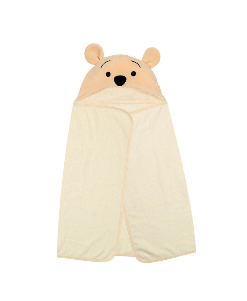 Baby Lambs and Ivy Disney Winnie the Pooh Tan Cotton Hooded Bath Towel