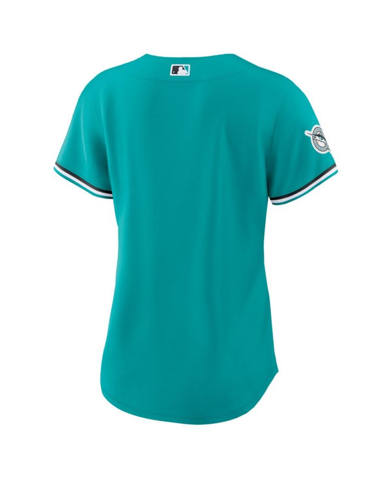 Women's Teal Miami Marlins Alternate Stadium Jersey