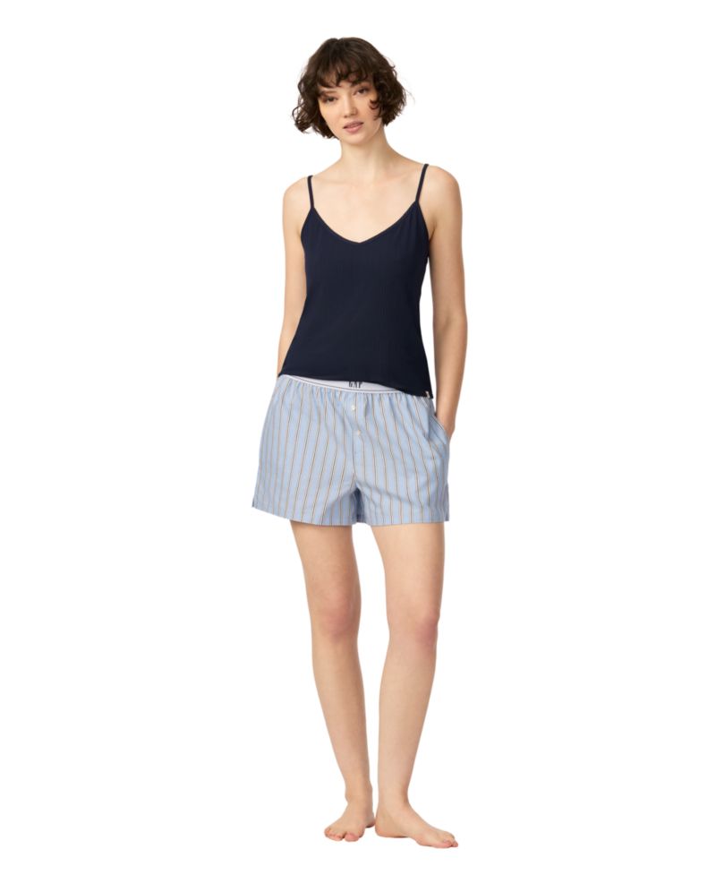 Women's Poplin Pull-On Boxer Shorts