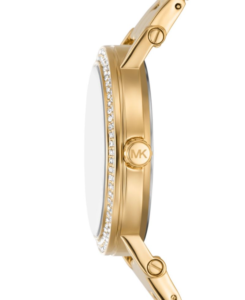 Women's Corey Three-Hand Gold-Tone Stainless Steel Watch 38mm
