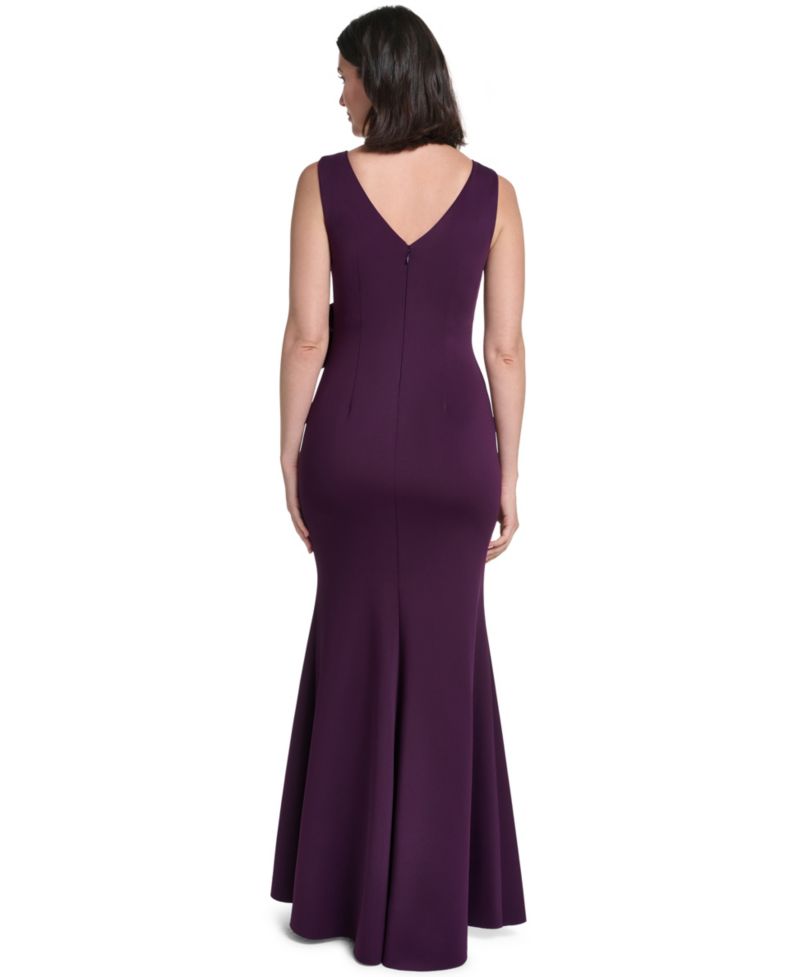 Women's Sleeveless Cascade Ruffle Dress