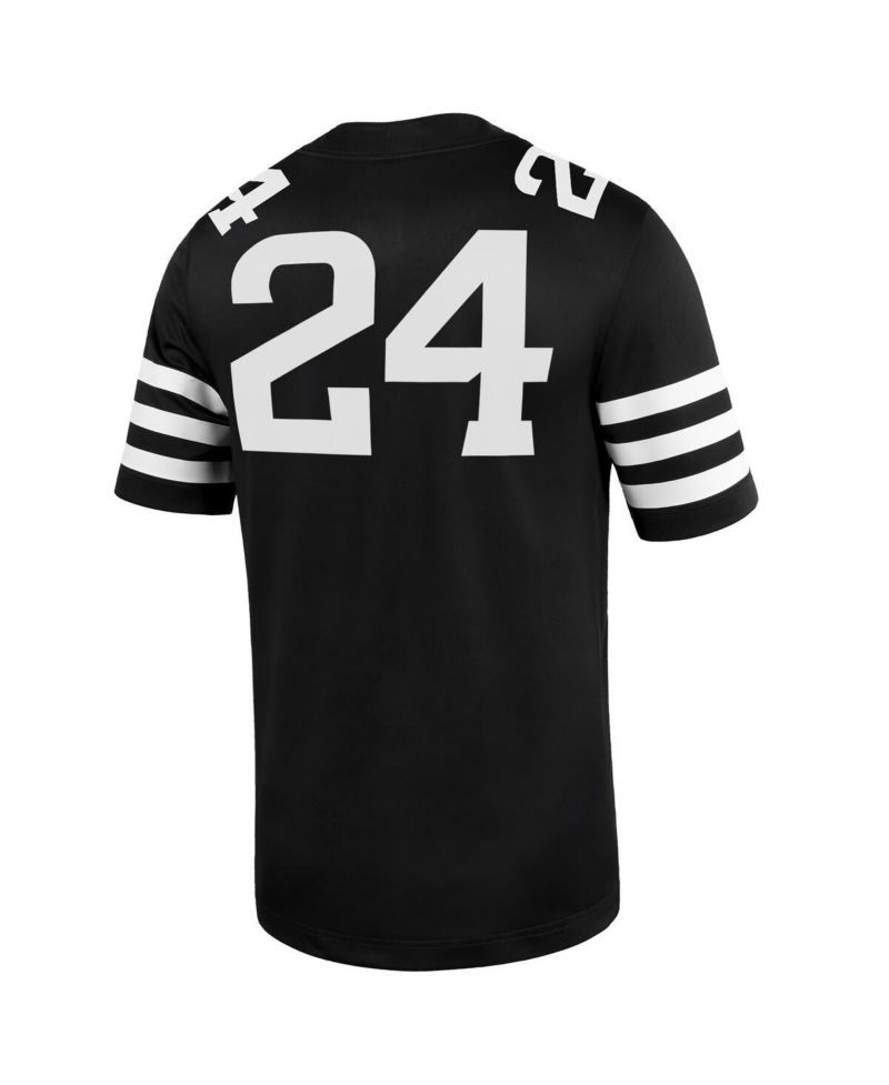 Men's 24 Black Iowa State Cyclones Alternate Game Jersey