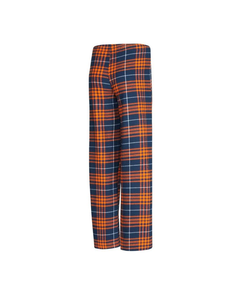 Women's Navy Virginia Cavaliers Vector T-Shirt Flannel Pants Sleep Set