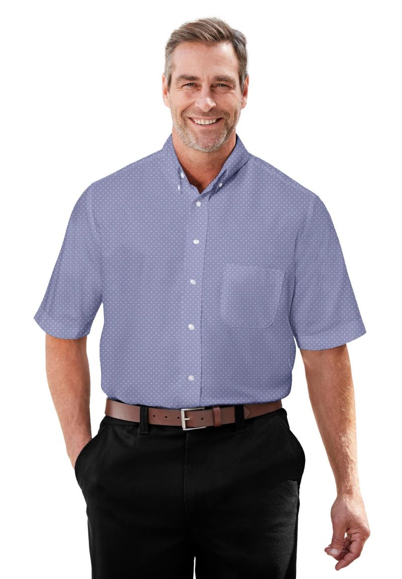 Men's Short-Sleeve Wrinkle-Free Everyday Oxford