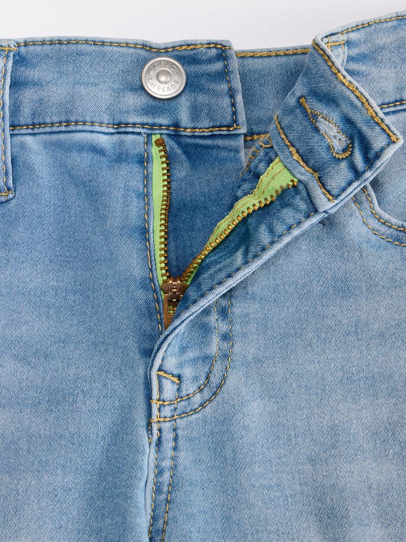 Boys' 5-20 Super Soft Stretch Knit Denim Shorts