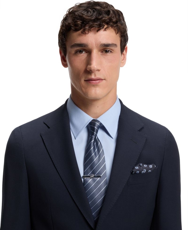 Men's Virgin Wool-Silk Slim-Fit Blazer
