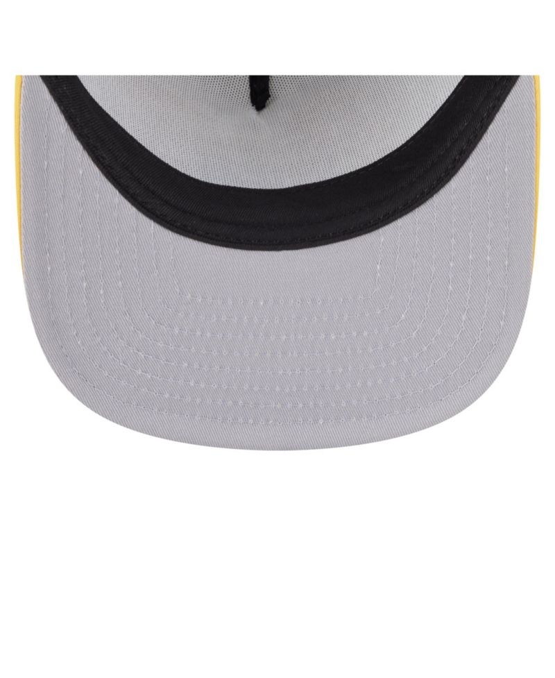 Men's White/Gold Pittsburgh Pirates Retro Script Trucker 9FIFTY Snapback Hat
