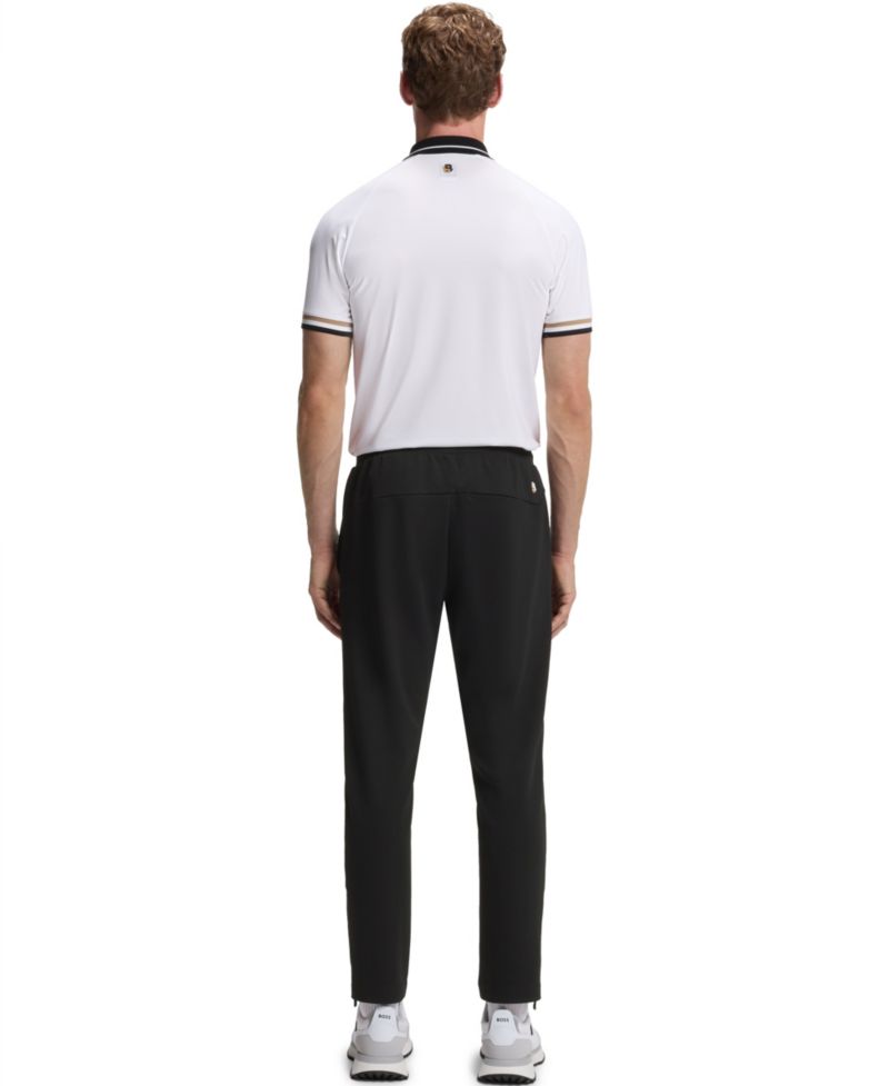 Men's Spin Long Stretch Regular-Fit Gabardine Track Pants