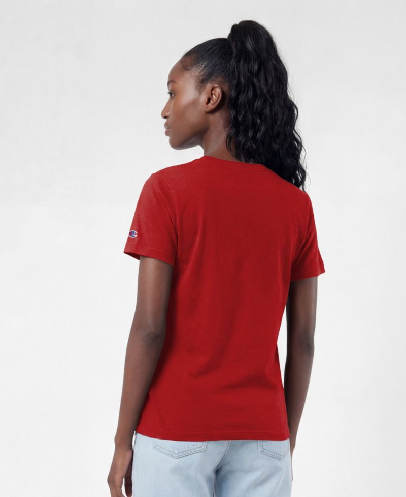 Women's Scarlet San Francisco 49ers Logo T-Shirt