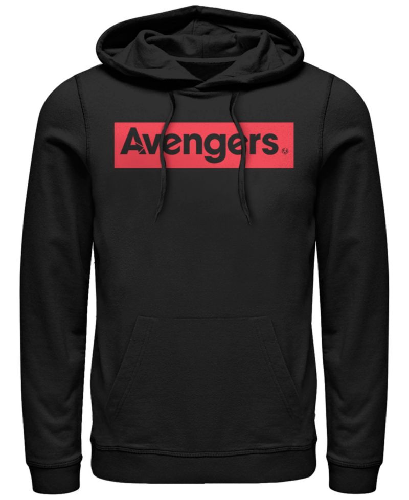 Marvel Men's Avengers Classic Logo, Pullover Hoodie