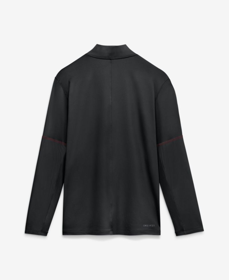 Men's Black Georgia Bulldogs 2026 Sideline Midweight Half-Zip Dri-FIT Pullover