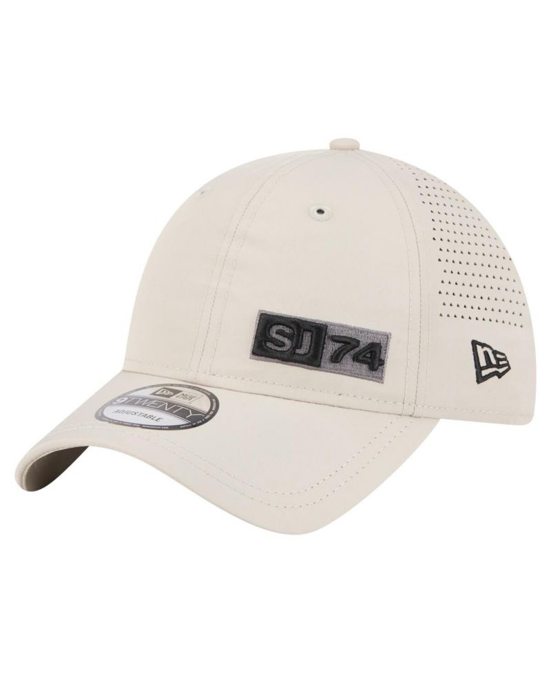Men's Tan San Jose Earthquakes Active 9TWENTY Adjustable Hat