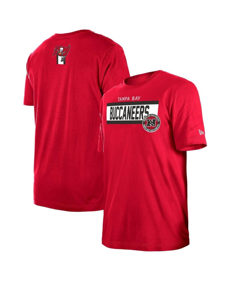 Men's Red Tampa Bay Buccaneers 3rd Down High Density Print T-Shirt