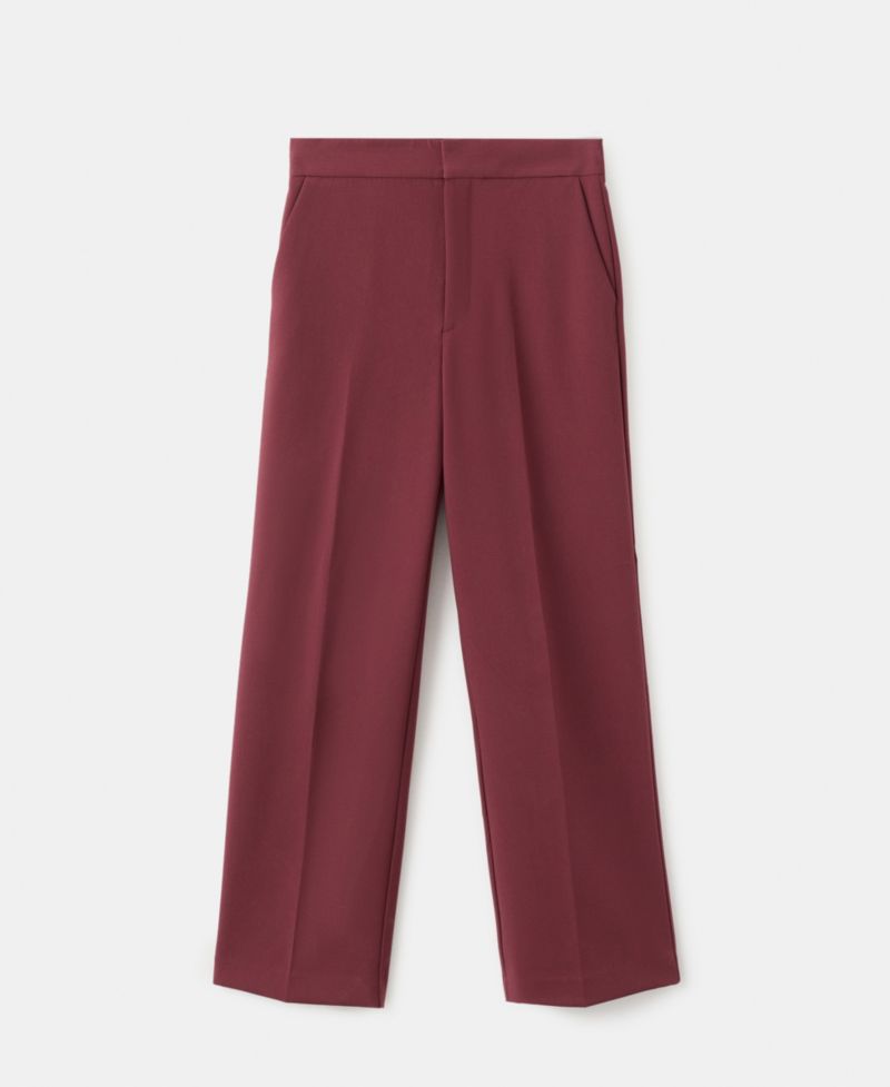 Women's High-Waist Straight Pants