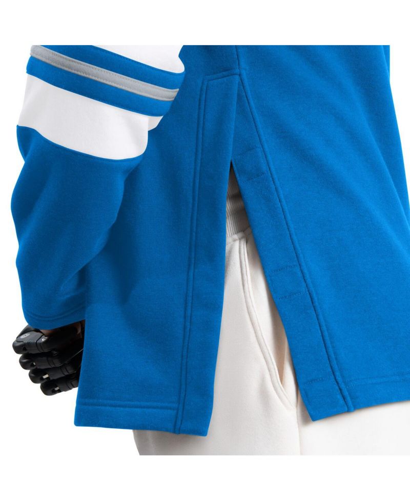 Men's Blue Detroit Lions Adaptive Lord Stanley Crewneck Sweatshirt