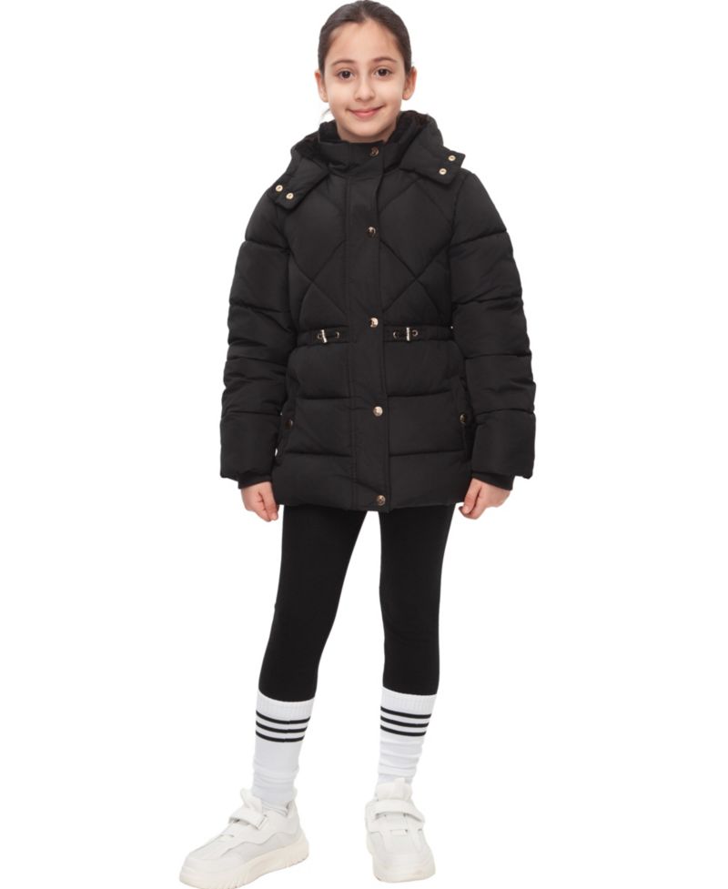 Little and Big Girls' Timeless Quilted Coat