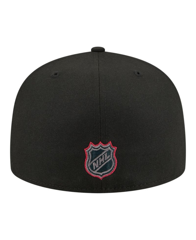 Men's Black Colorado Avalanche Color Pop 59FIFTY Fitted Hat
