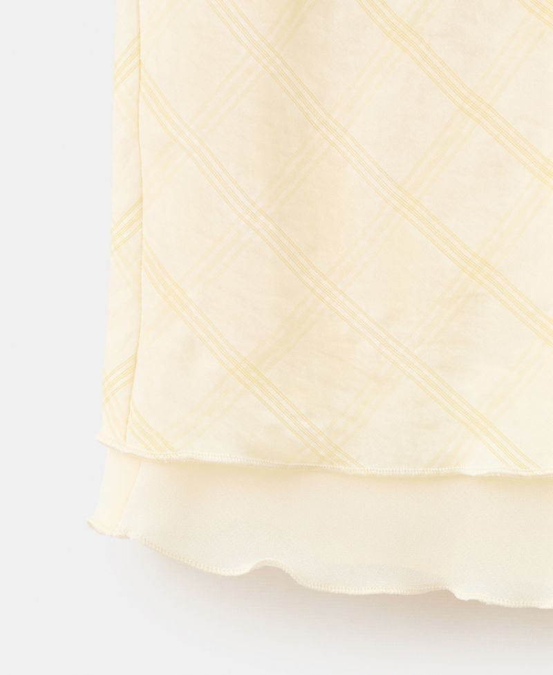 Women's Checked Midi Skirt