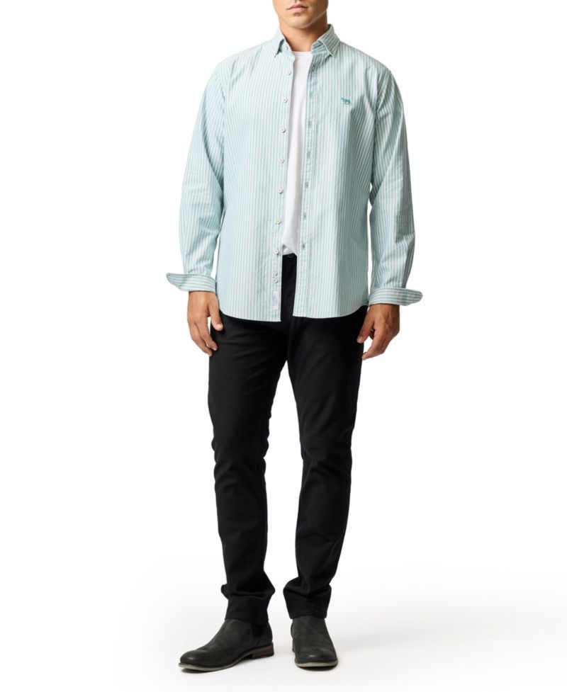 Men's Gunn Oxford Stripe 4 Long Sleeve Shirt