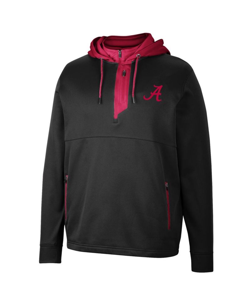 Men's Alabama Crimson Tide Luge 3.0 Quarter-Zip Hoodie