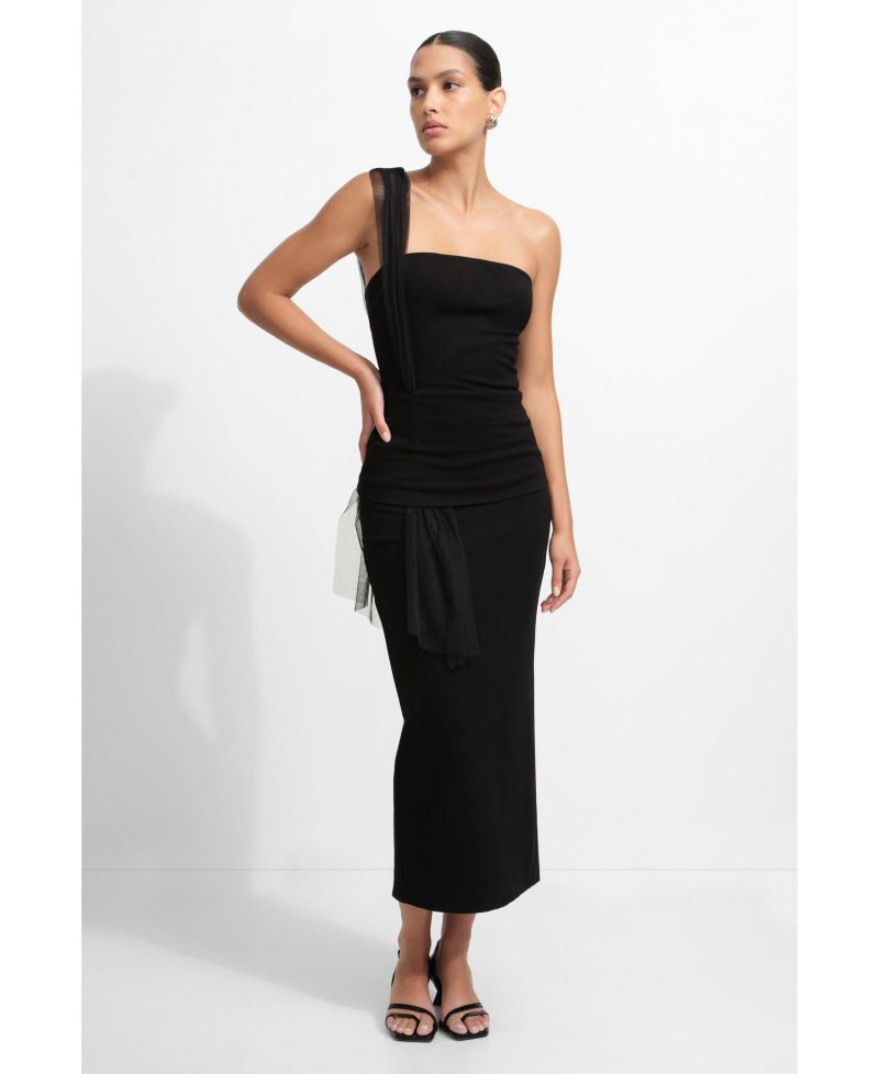 Women's Orla Convertible Multi-Wear Strapless Top with Mesh Sash