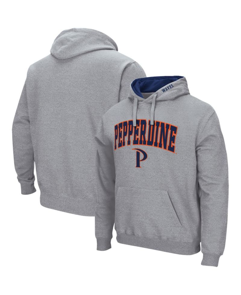 Men's Pepperdine Waves Arch and Logo Pullover Hoodie
