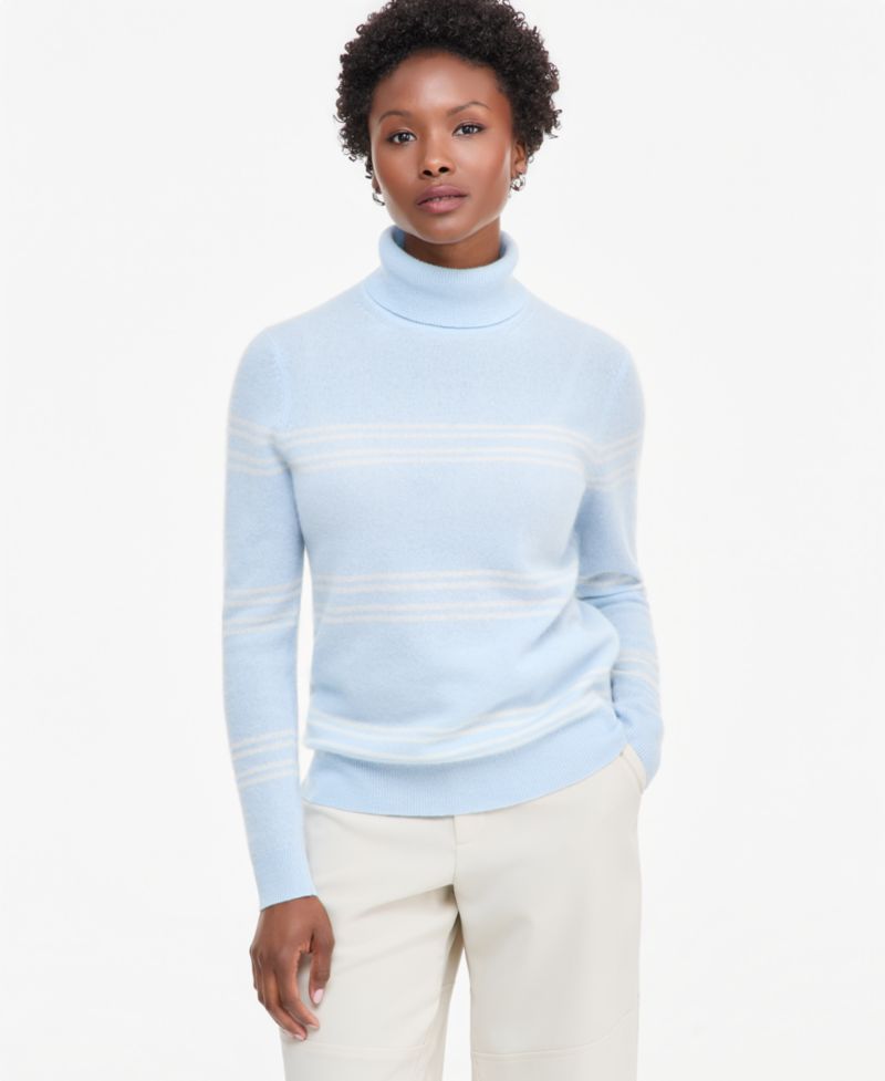 Petite Cashmere Turtleneck Sweater