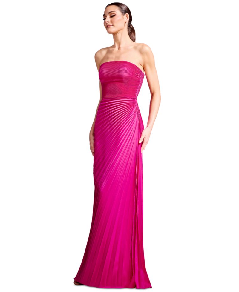 Women's Kinley Strapless Pleated A-Line Ball Gown
