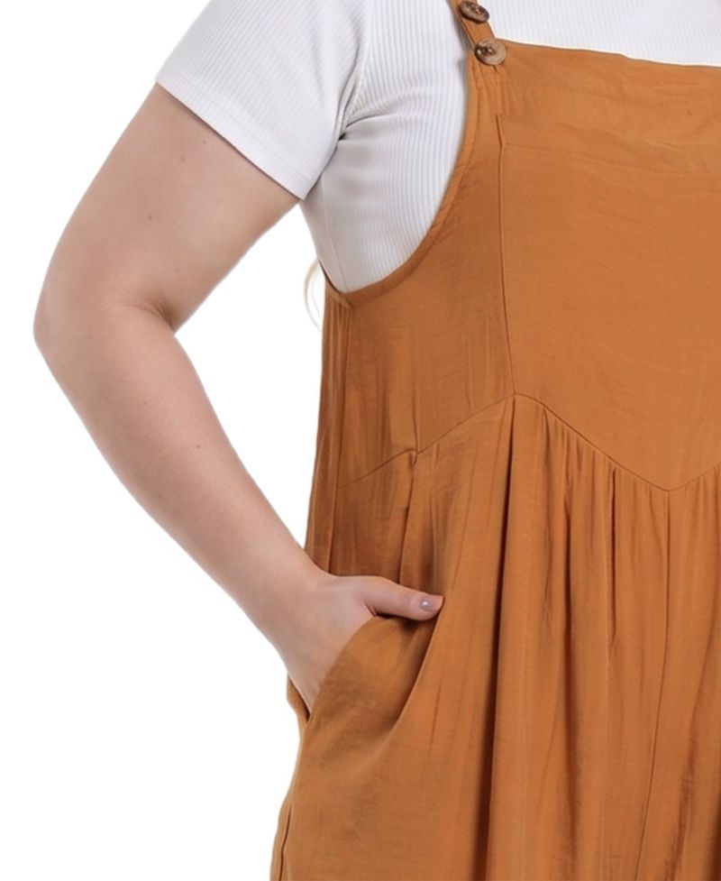 Plus Size Sleeveless Jumper Jumpsuit