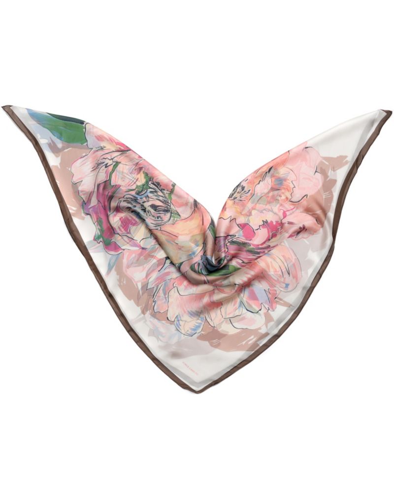 Peony Square Scarf