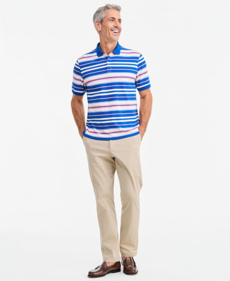 Men's Daniel Stripe Pique Polo Shirt, Macy's Exclusive