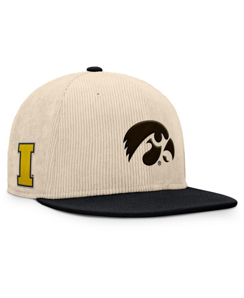 Men's Tan Iowa Hawkeyes Catcher Snapback Hat