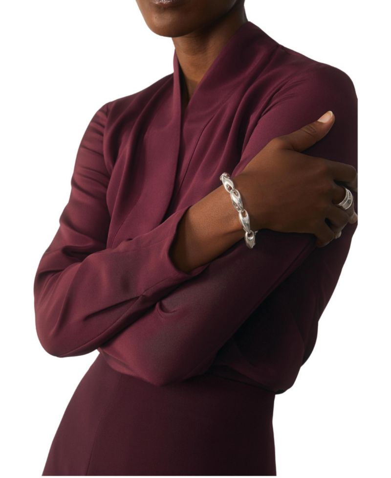 Women's Bowery Stretch Silk Blouse