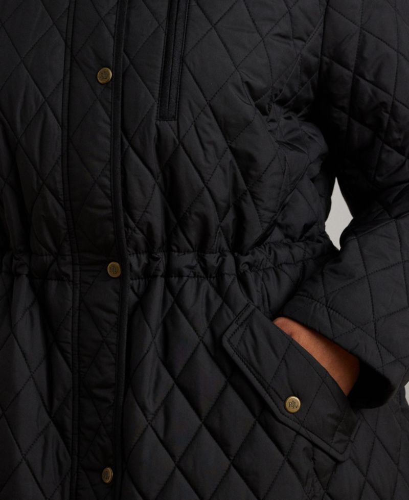 Plus Size Hooded Anorak Quilted Coat, Created for Macy's