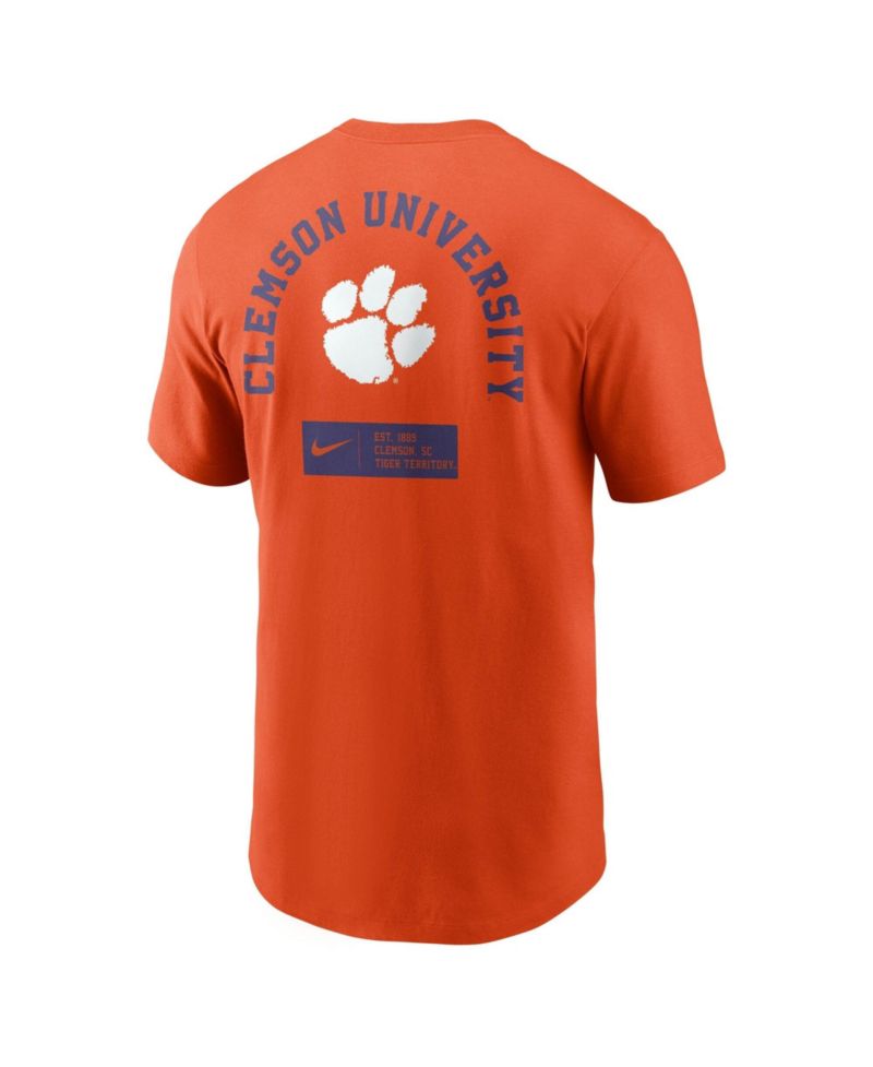Men's Orange Clemson Tigers Primetime Crew T-Shirt