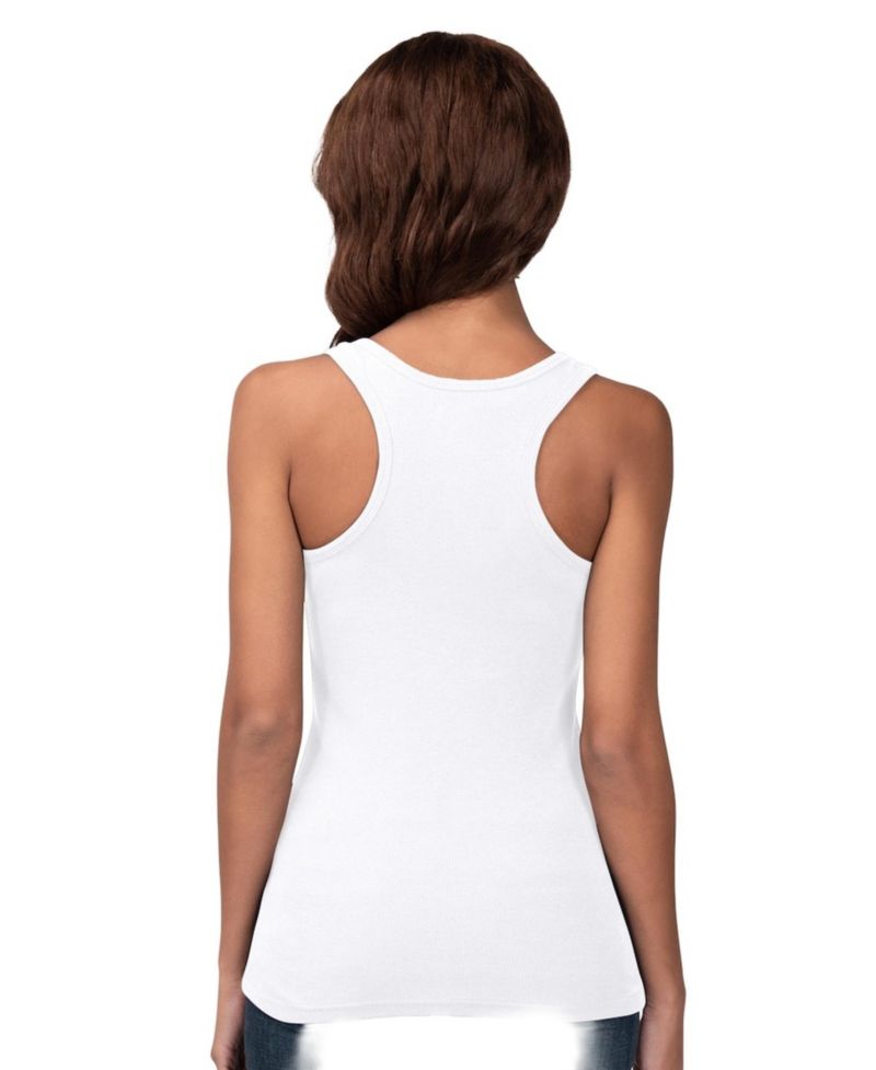 Women's White Los Angeles Rams Preseason Tank Top