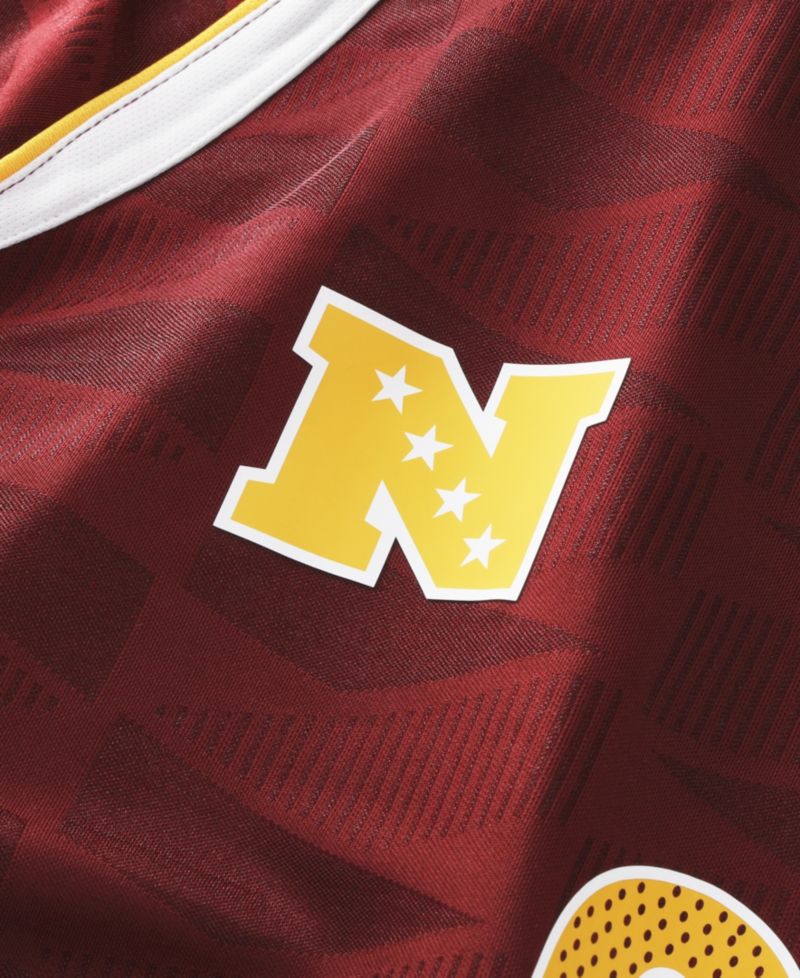 Men's Burgundy Washington Commanders Football x Football Collared Fan Jersey