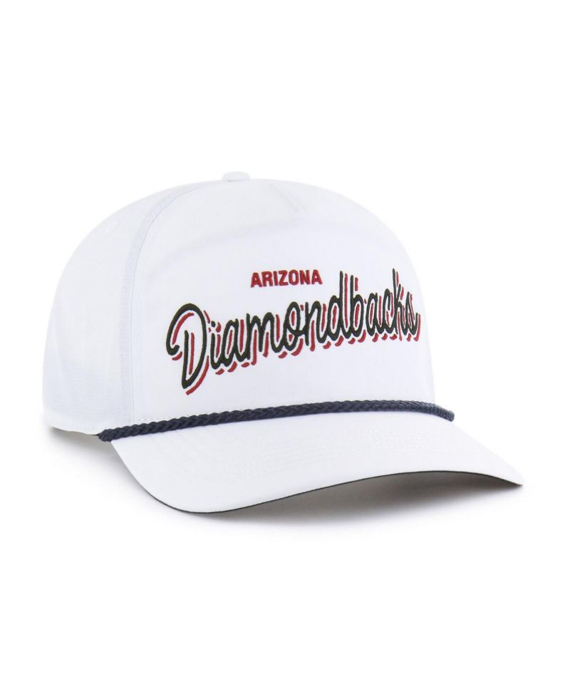 Men's White Arizona Diamondbacks Brrr Fairway Hitch Adjustable Hat