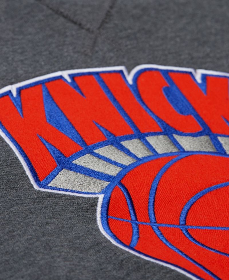 Men's Charcoal New York Knicks Legacy Vintage Fleece Hoodie