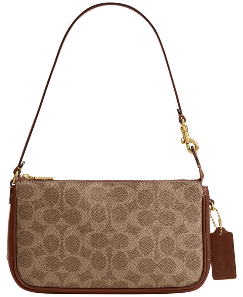 Plaza Small Signature UpcraftedLeather Shoulder Bag