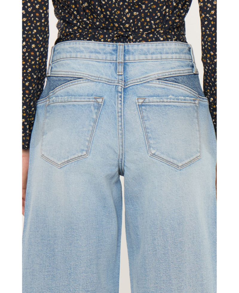 Women's Lorinne High Rise Cropped Wide Leg Jeans