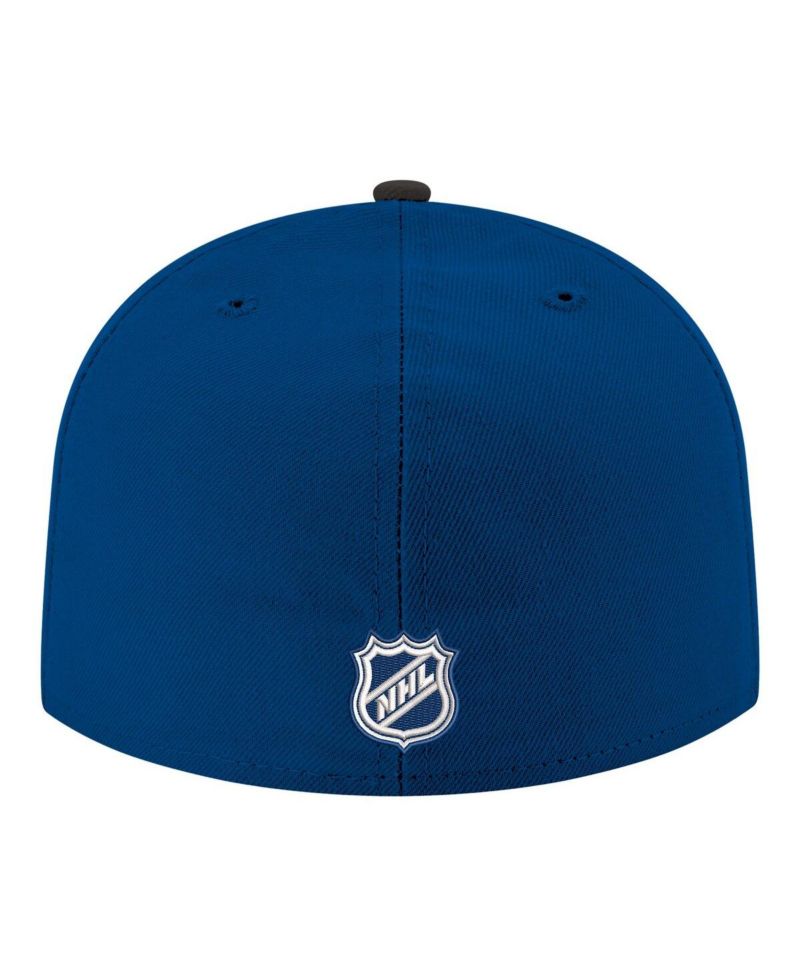 Men's Blue Tampa Bay Lightning Core Logo Two-Tone 59FIFTY Fitted Hat